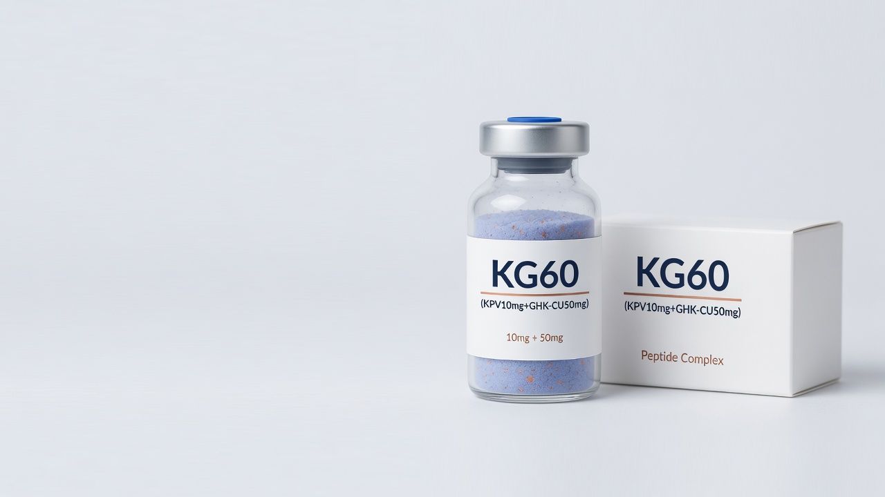 KG60 (KPV10mg+GHK-CU50mg): A Dual-Action Peptide Formulation for Tissue Regeneration and Cellular Homeostasis