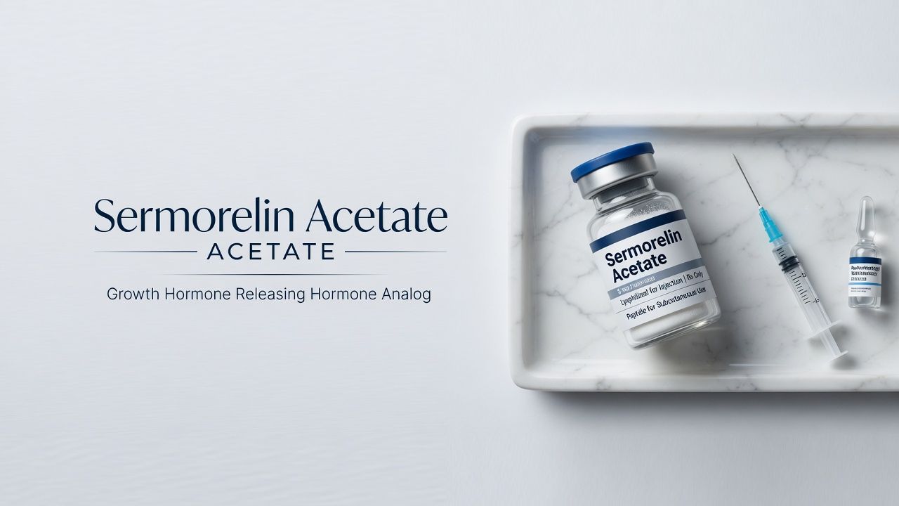Sermorelin Acetate: Mechanistic Insights, Therapeutic Applications, and Evidence-Based Outcomes