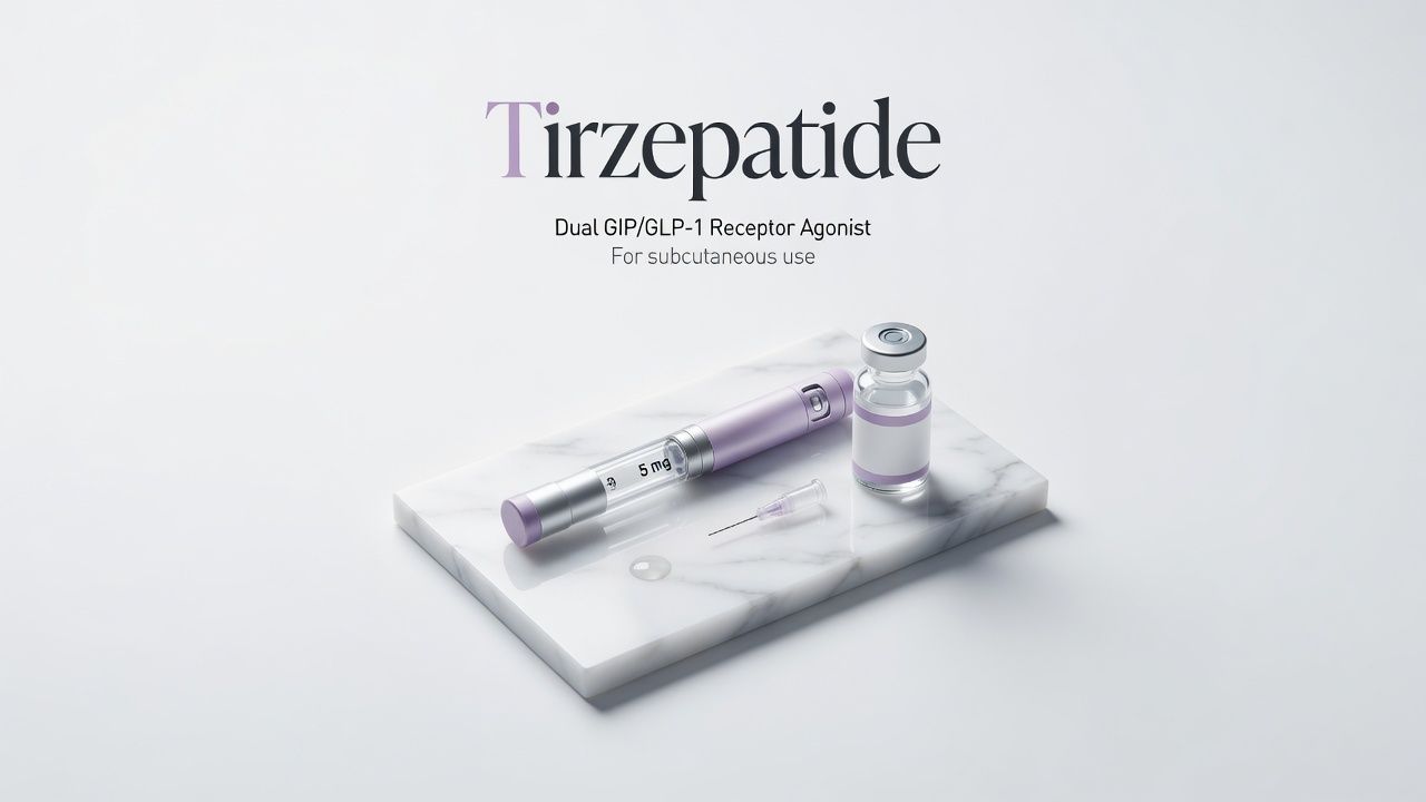 Tirzepatide: Dual GIP and GLP-1 Receptor Agonist for Glycemic Control and Weight Management